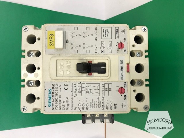Автоматический выключатель Schneider Electric, Siemens, Mitsubishi