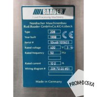 Филетировочная машина Baader 208